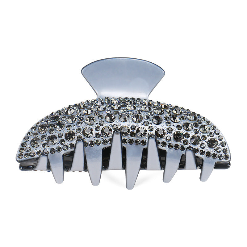 Vintage Rhinestone Cellulose Acetate Barrettes