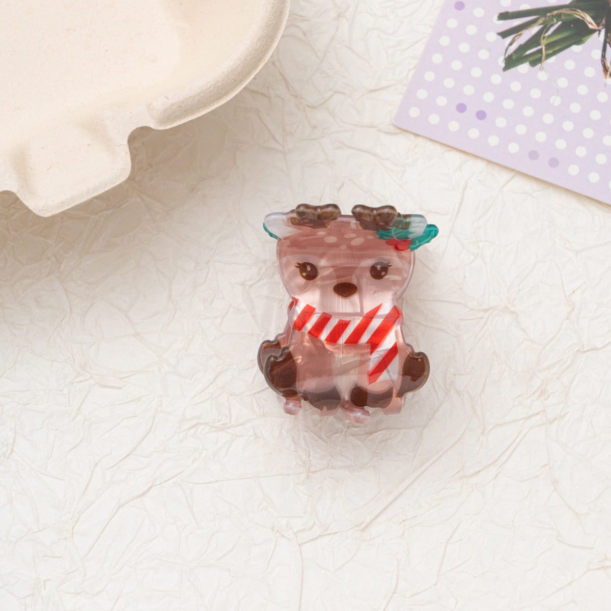 Christmas Snowflake Gingerbread Man Hair Accessories Set - Holiday Hair Clips & Headbands