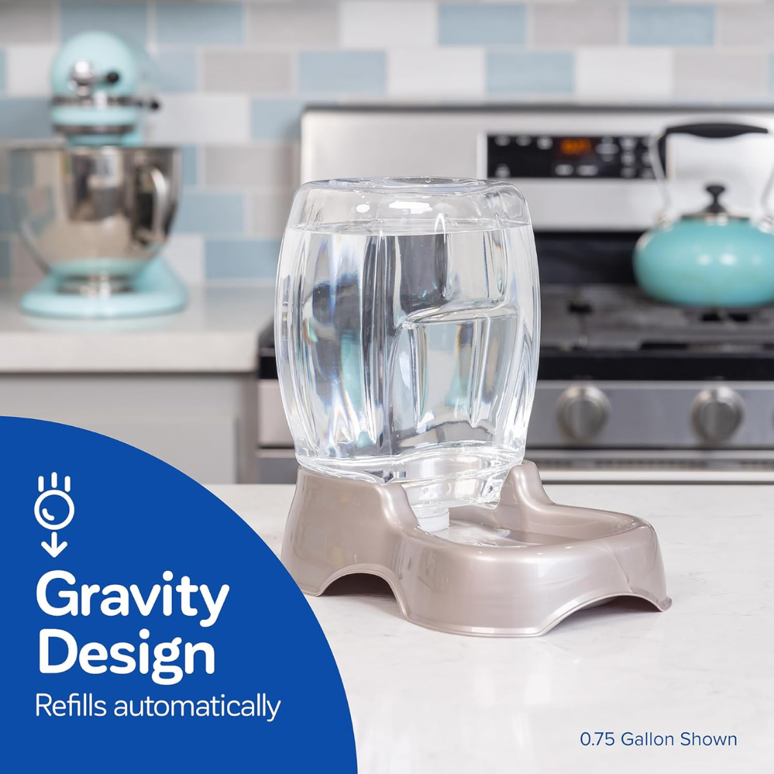 Small Pet Water Dispenser for Kittens and Puppies - Spill-Free Automatic Water Bowl