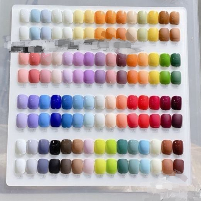 Two-Color French Gradient Nail Art Patches Set