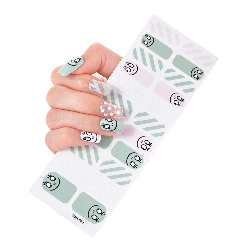 Self-Adhesive Nail Stickers Shell Pattern for Nail Art, Envelope Packaging