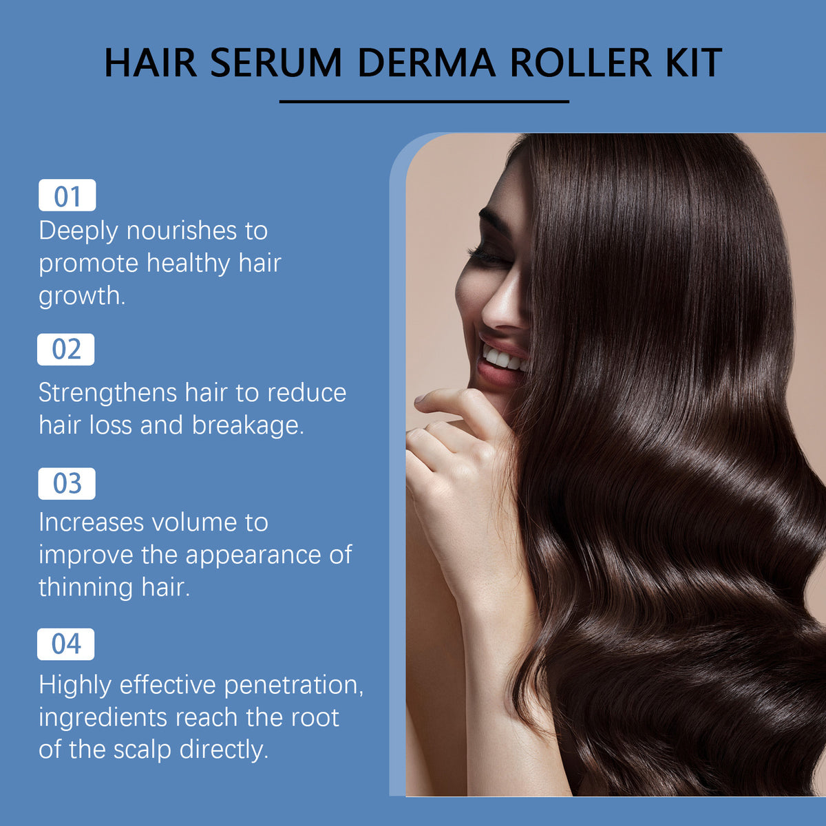 Roller Suit Improve Frizz Dry Strong Hair Care