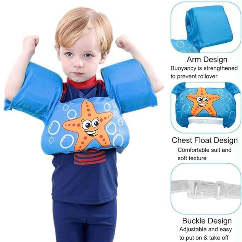 Toddler Swim Vest - Kids Life Jacket for 25-55 lbs, Pink