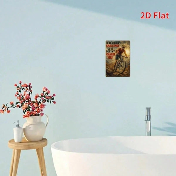 Metal Tin Sign Wall Decoration - 20 cm x 20 cm
