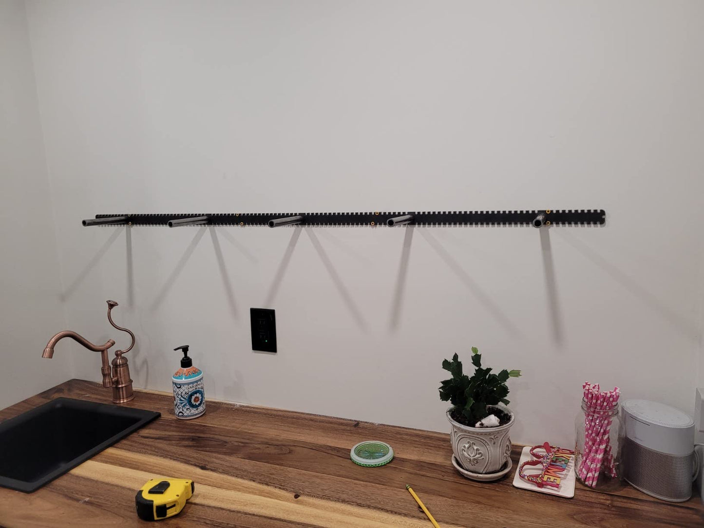 Floating Shelf Brackets - Sheppard Easy Install Heavy Duty 58 Inch