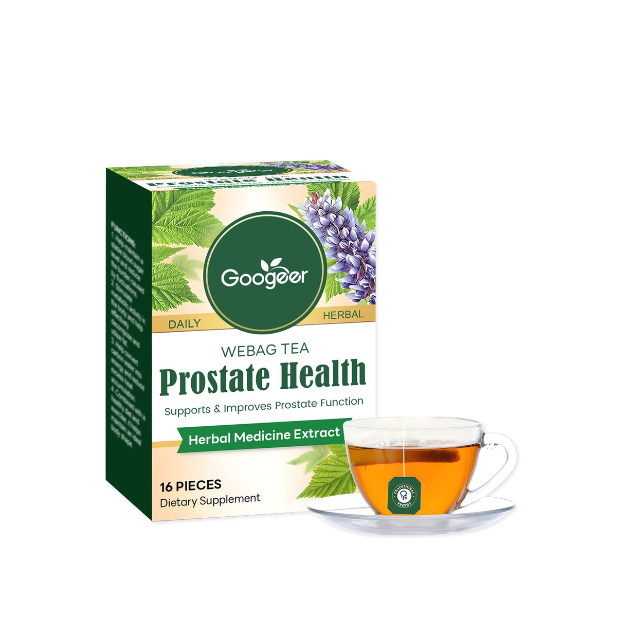 Herbal Prostate Health Tea - 16 Pieces
