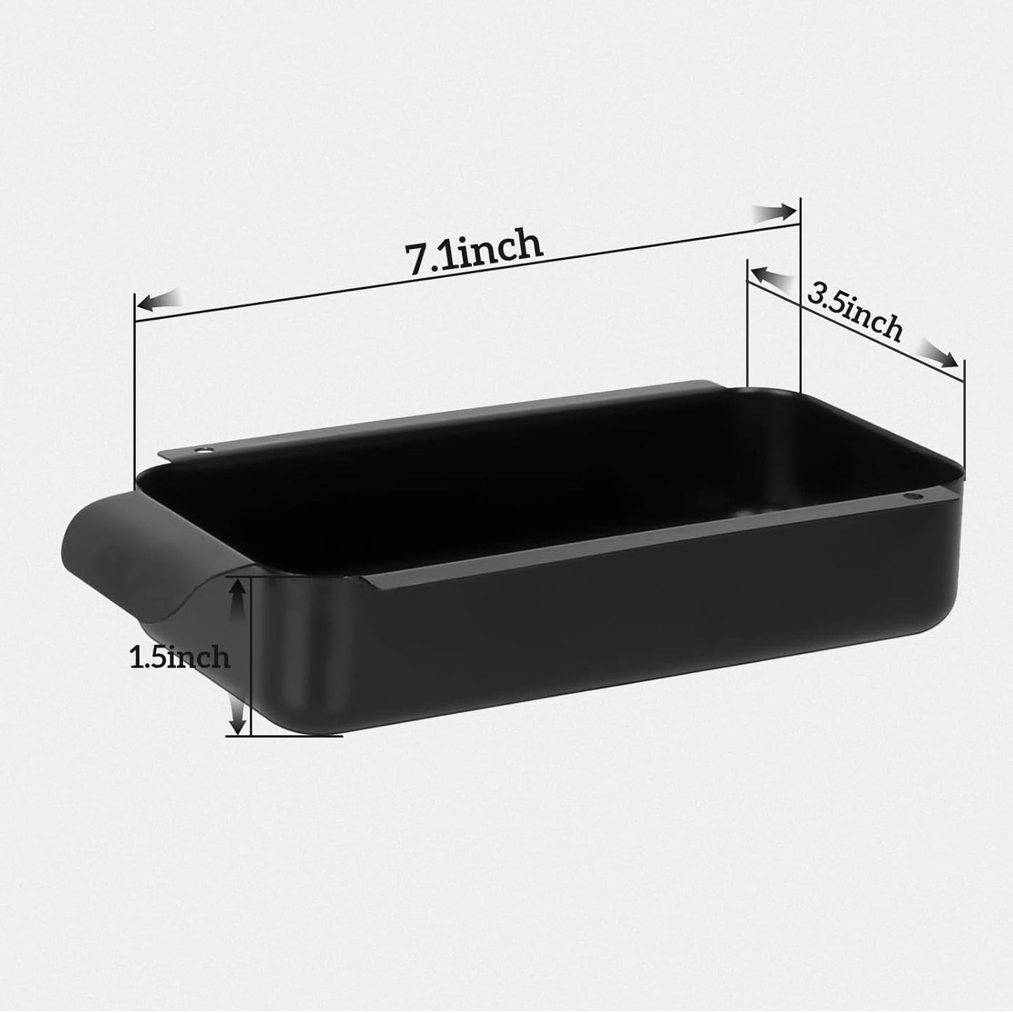 Grill Drip Pan - Black Steel Grease Catcher for Char-Broil Grills