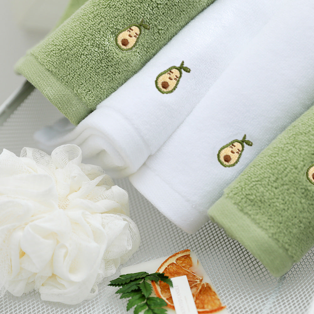 Embroidery Cotton Bath Towel - Soft, Absorbent, 70x140cm, Multiple Colors
