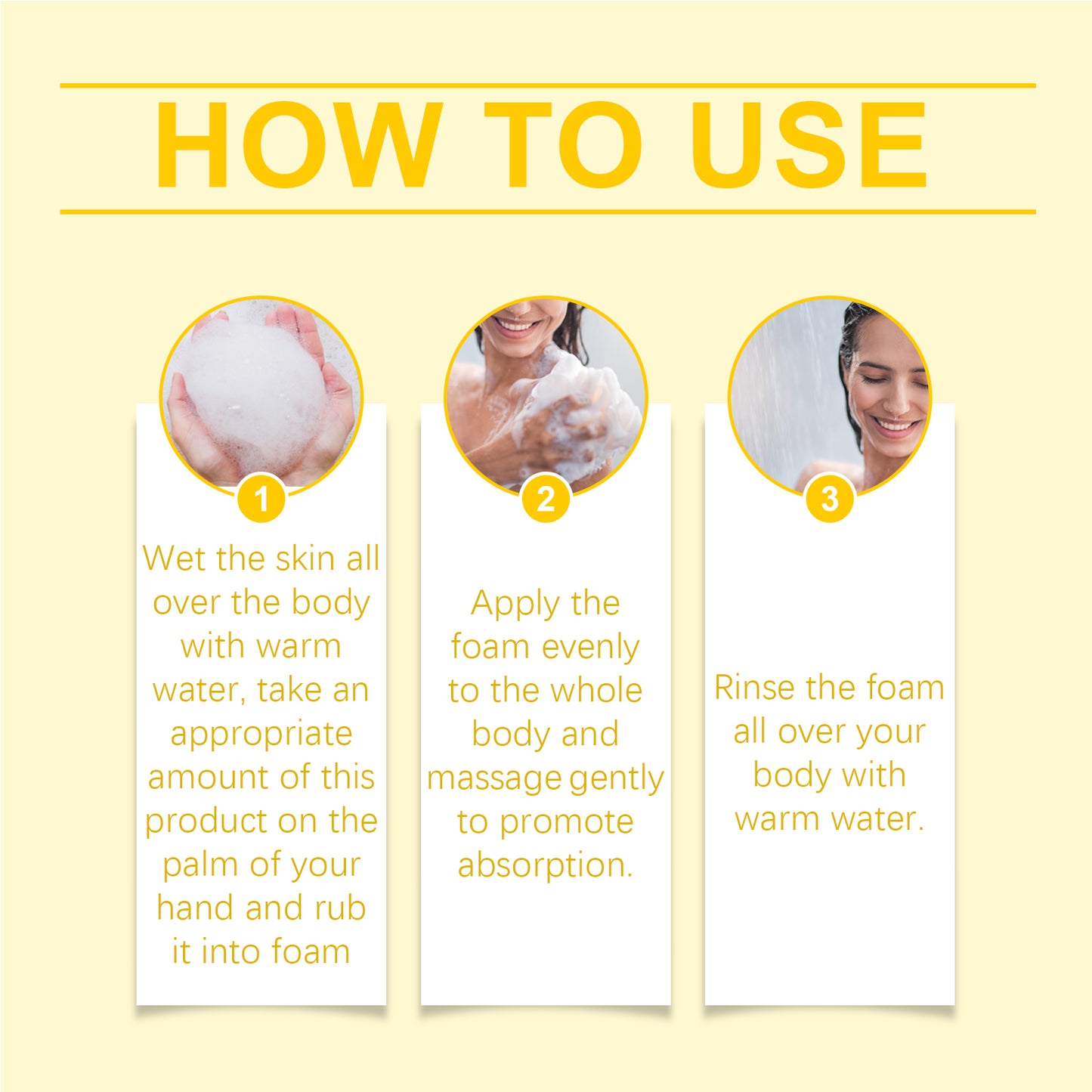 Perfumed Moisturizing Body Wash with Collagen & Rose Extract - 100ml