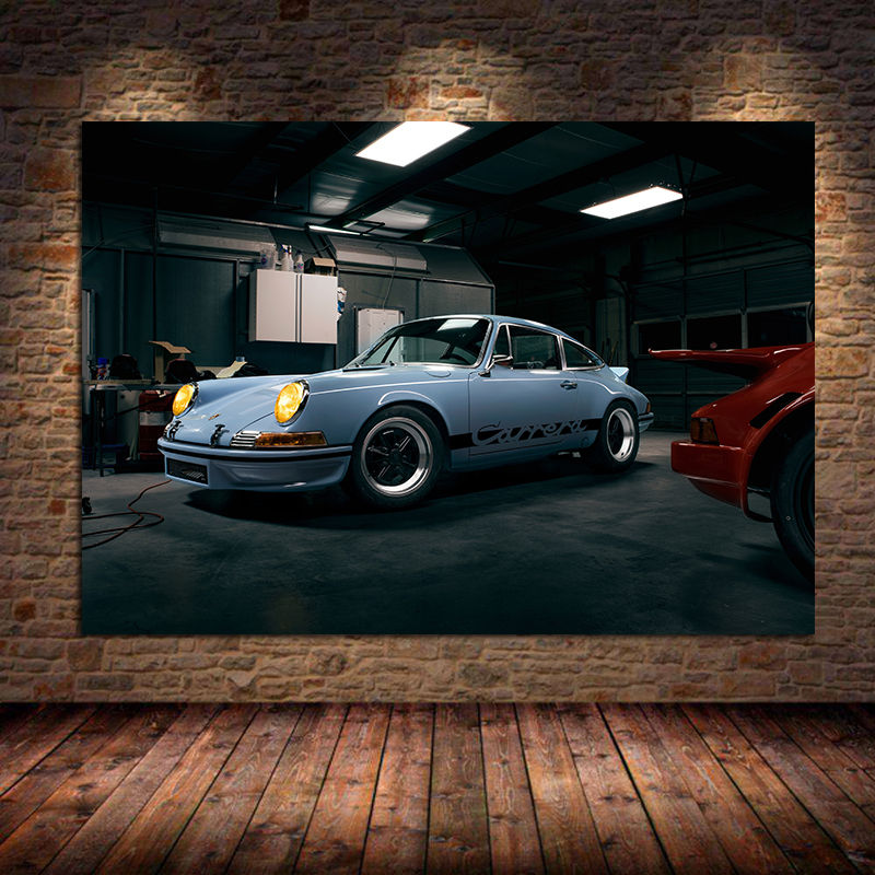 Sports Car Canvas Poster Wall Art Printing - Multiple Sizes