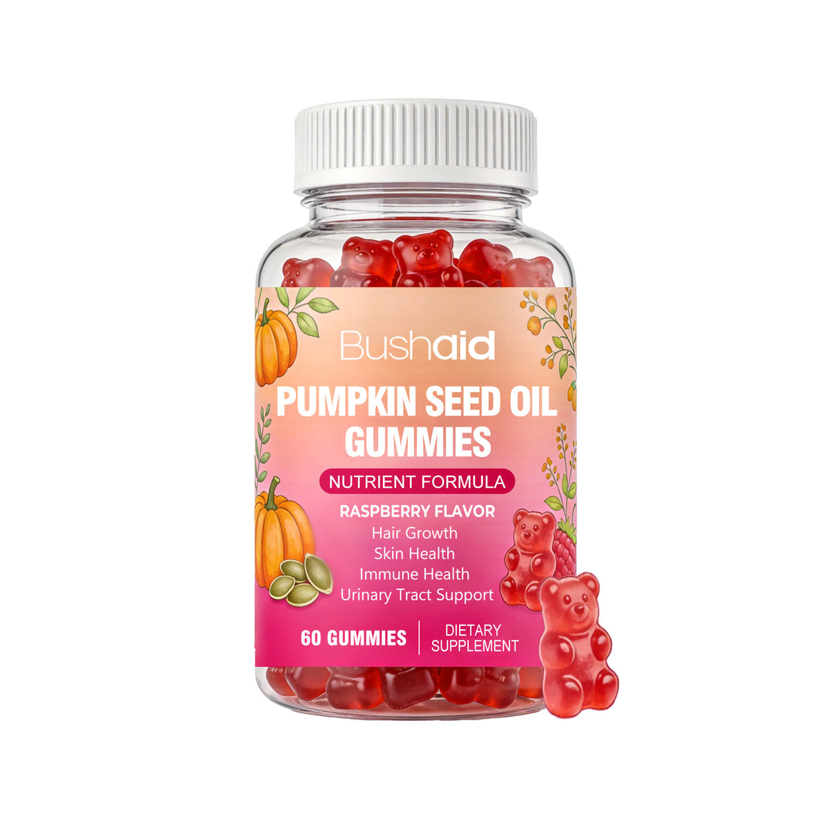 Biotin Hair Gummies for Nourishment - 60 Gummies for Healthy Hair