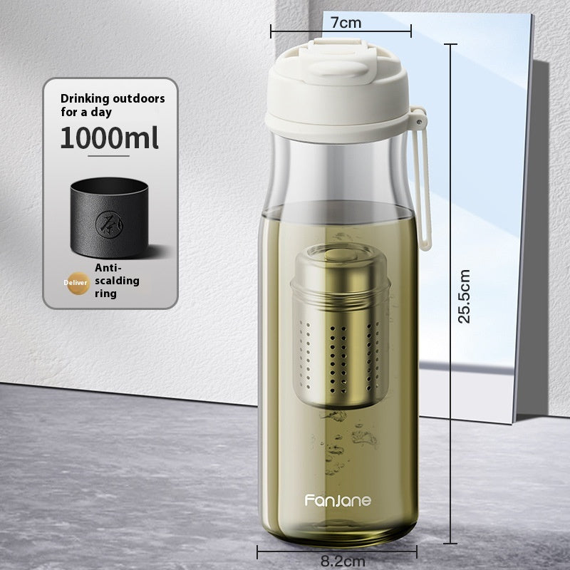 Magnetic Bubble Tea Cup with Separates from Tea Water - Reusable Drinkware