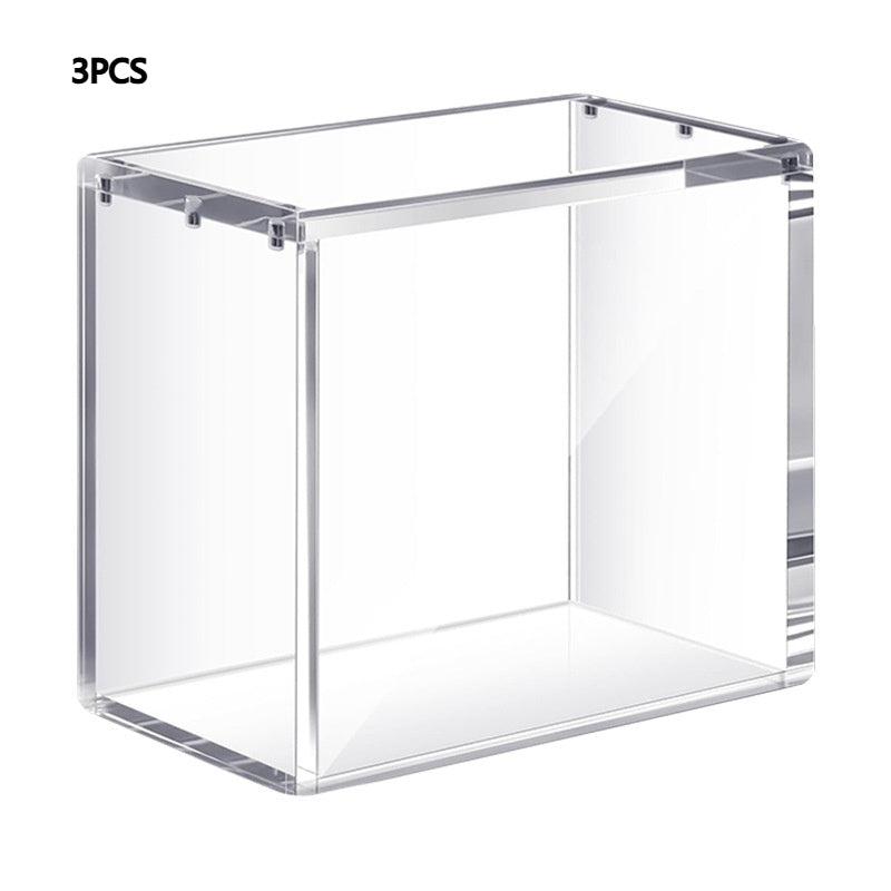 Acrylic Display Magnetic Dustproof Storage Box - Multiple Sizes & Quantities