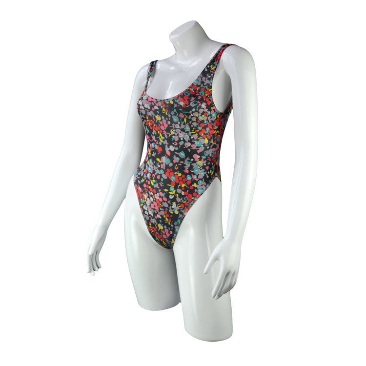 Color Printing Buttock Wrap One-Piece Backless Body Shaper for Adults