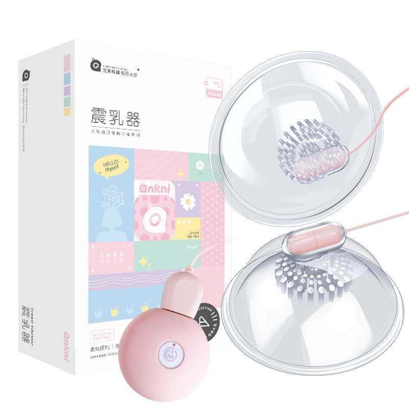 Chest Massager with Vibration and Remote Control - Women's Wellness Toy