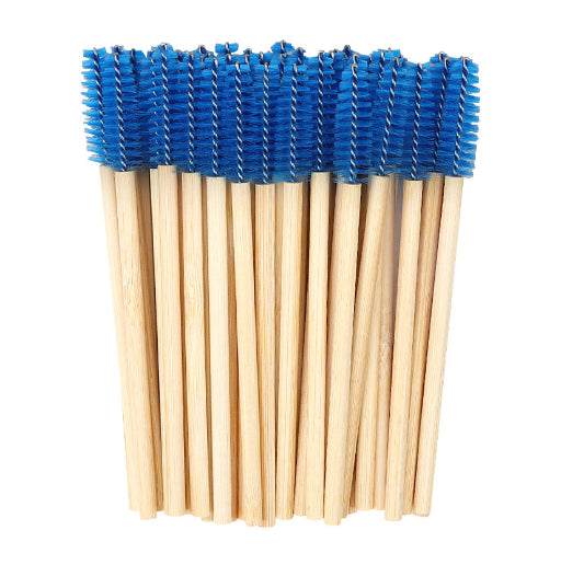 Disposable Eyelash Brush Set - Mini Nylon Makeup Tool for Lash Care, 50 Pack