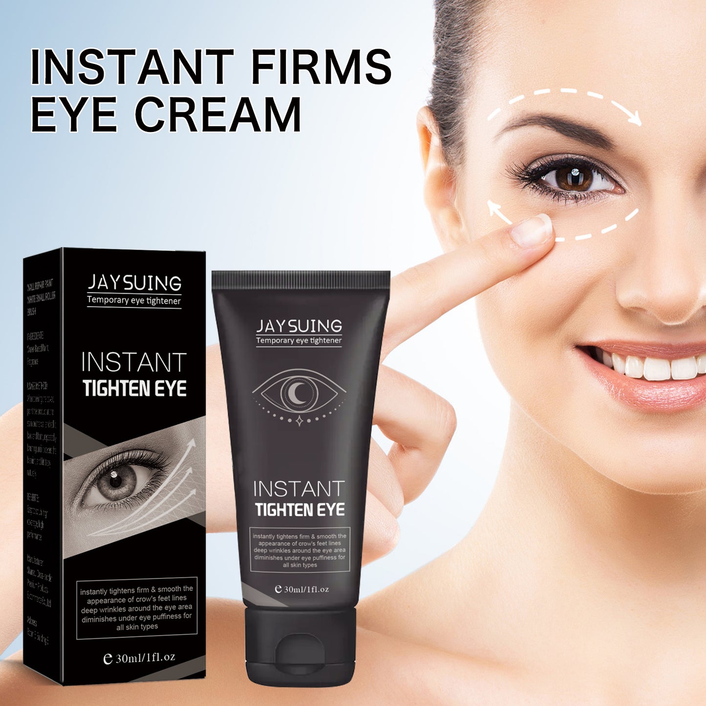 Firming Eye Cream with Retinol & Hyaluronic Acid for Dark Circles