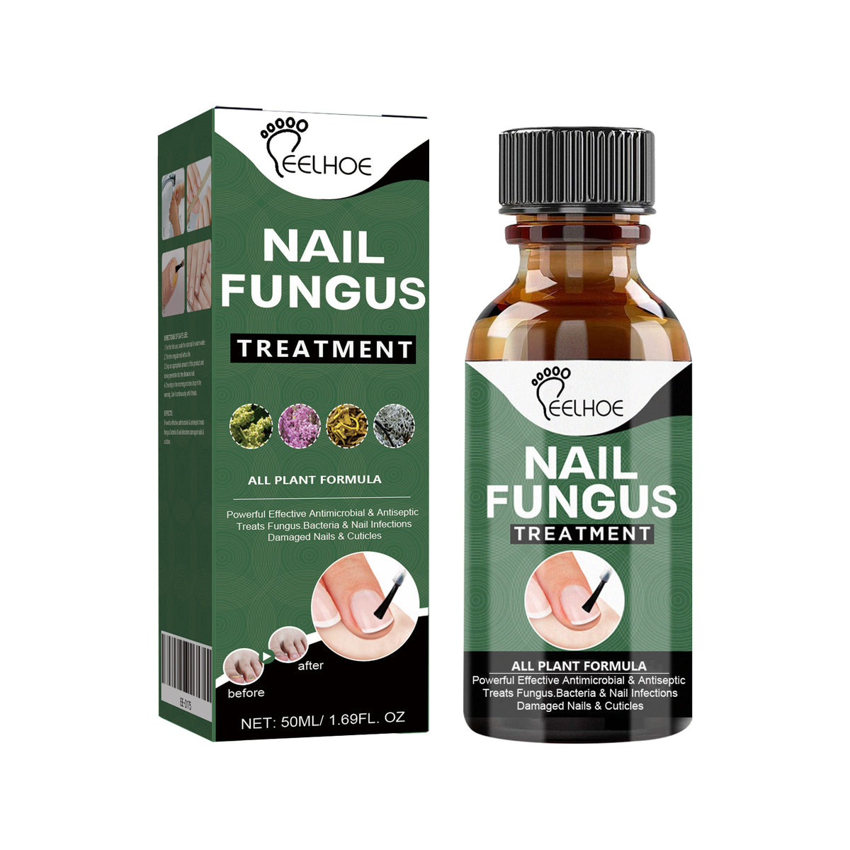 Nail Care Liquid for Cleaning Fingernails and Toenails - 30ml & 50ml Options