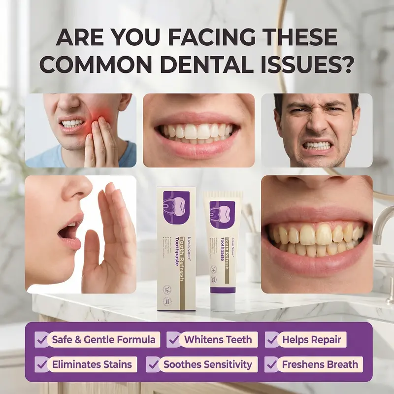 Natural Daily Toothpaste - Hydroxyapatite Whitening & Sensitive Care