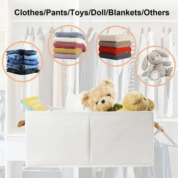 Portable Clothes Storage Box Foldable Thick Cloth And Bag For