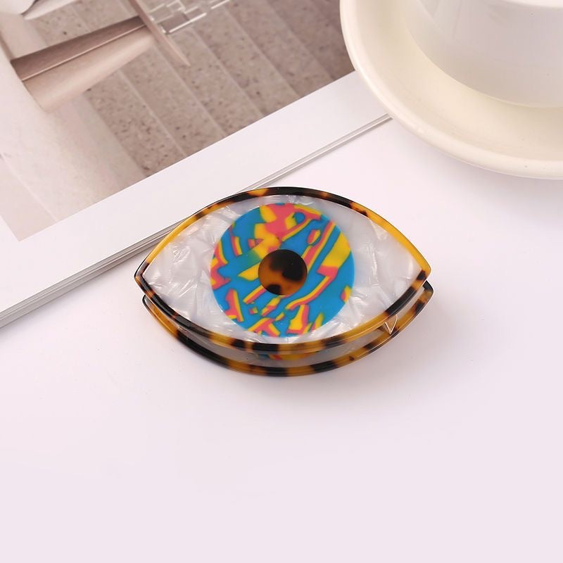 Acetate Hair Clip - Big Eye Design