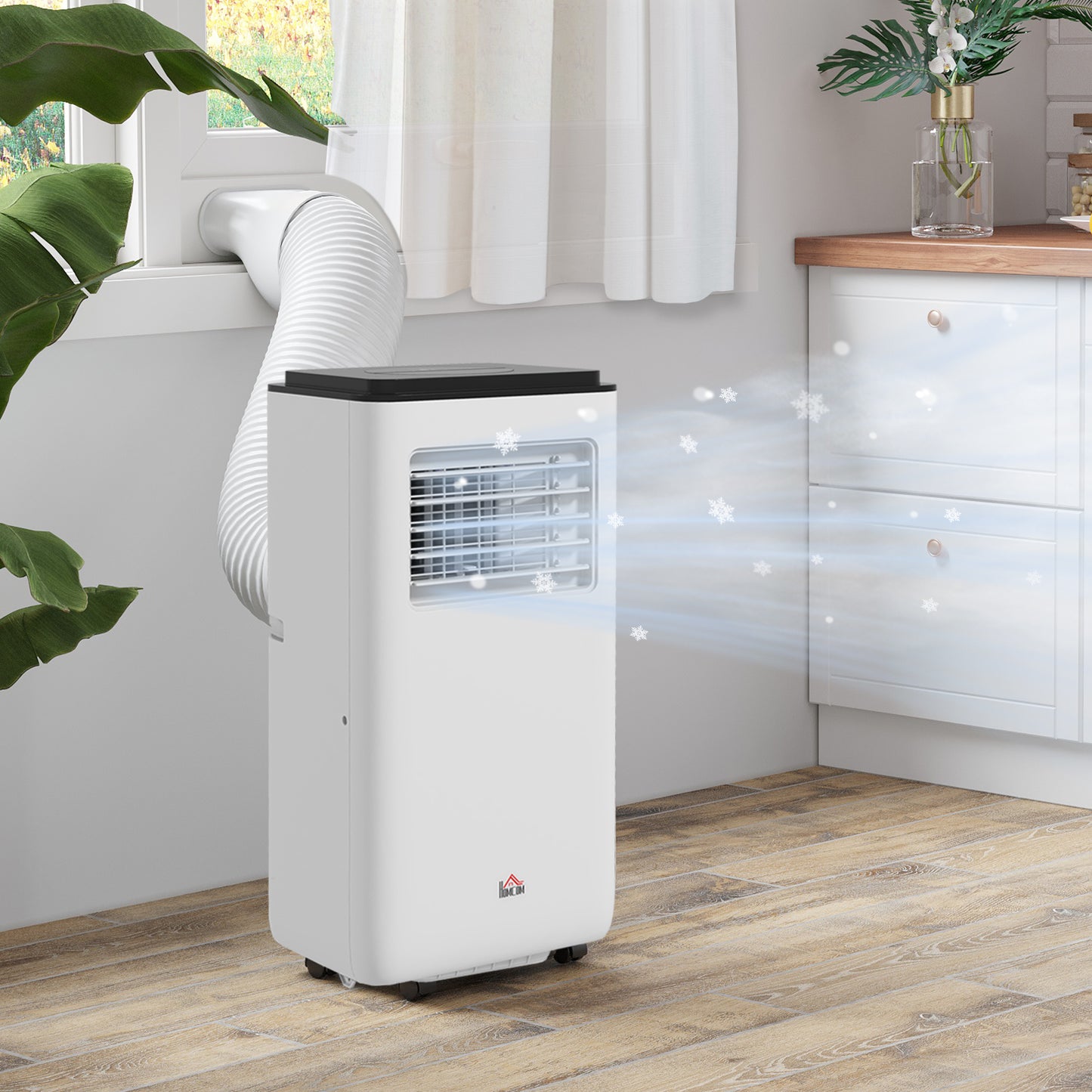 Portable 10,000 BTU Air Conditioner for 440 sq.ft. with Dehumidifier & Remote