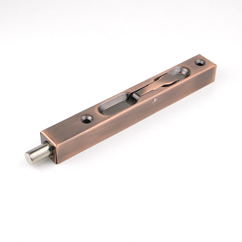 Concealed Door Bolt Lock - 10 Inch Stainless Steel Security Hardware for Interior and Exterior Doors