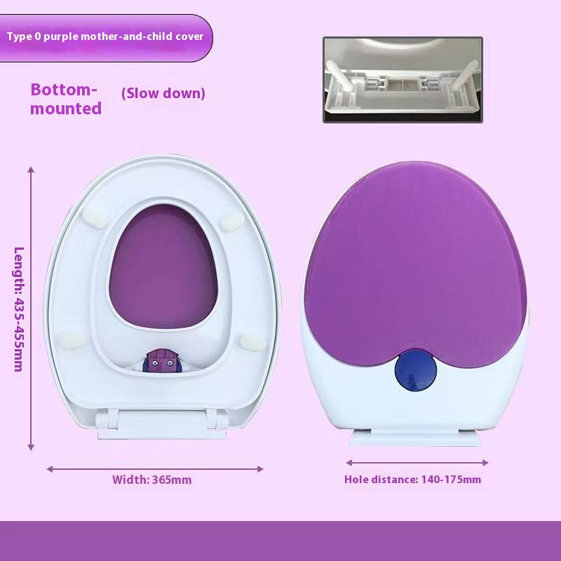 Dual-Purpose Toilet Lid Cover Thickened Modern Bathroom Storage