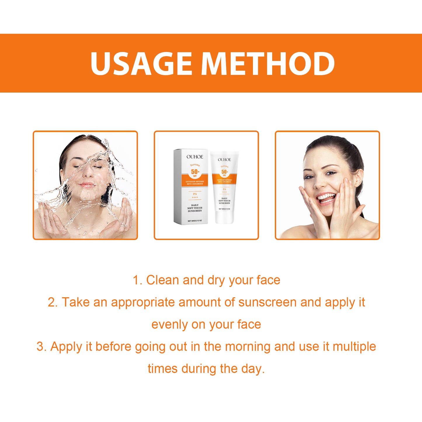 Daily Soft Touch Sunscreen - Moisturizing Facial and Body UV Protection