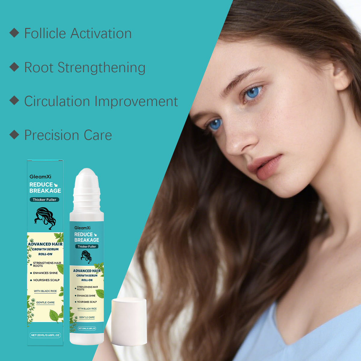 Hair Care Roller 20ML for Hair Treatment & Styling - CJ