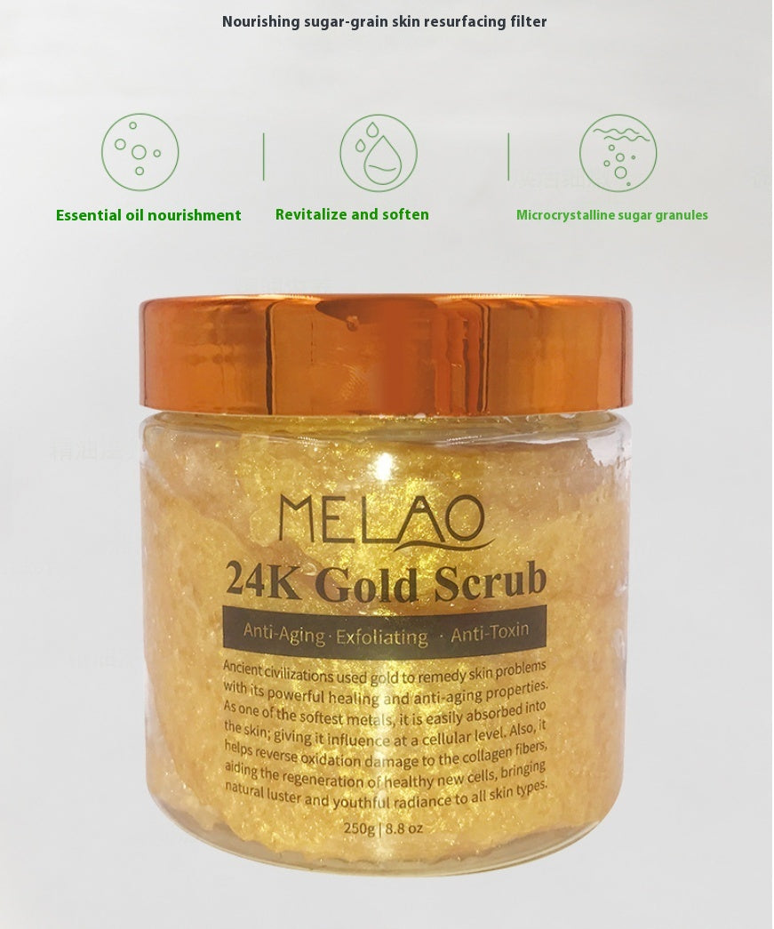 Gold Facial Scrub Exfoliating Repair for Smooth Skin - 250g