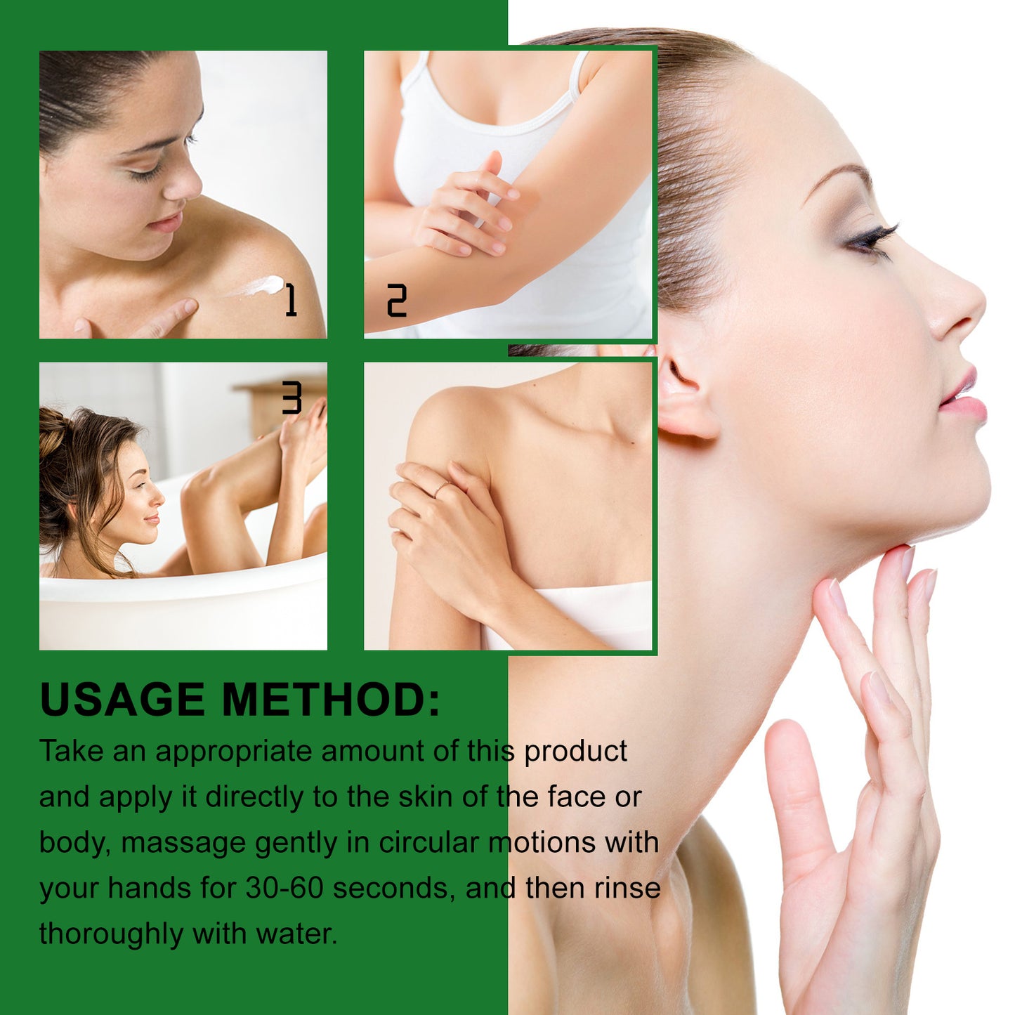 Aloe Vera Exfoliating Scrub for Deep Pore Cleansing & Acne Smoothing - 100g