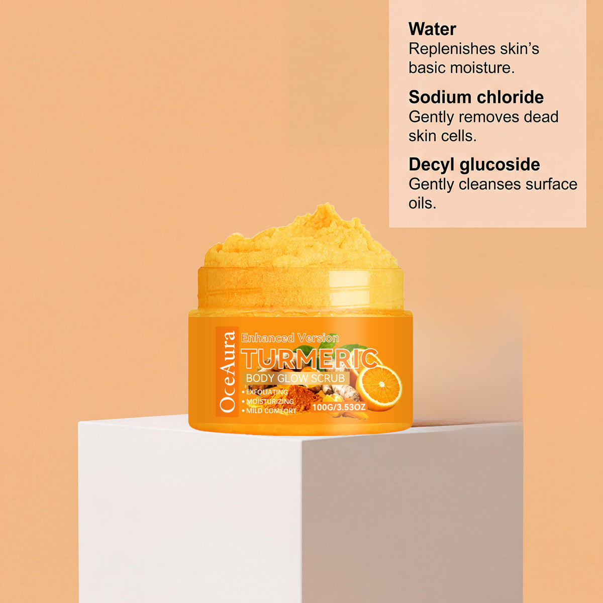 Turmeric Body Scrub - Hydrating & Moisturizing 100g