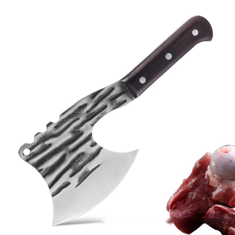 Multifunctional Hand-Forged Bone Chopping Knife for Kitchen