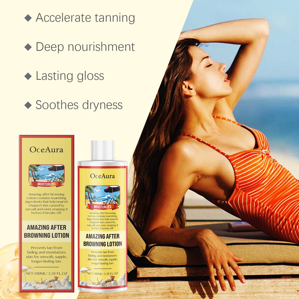 Black Body Care Lotion Wheat Skin Color