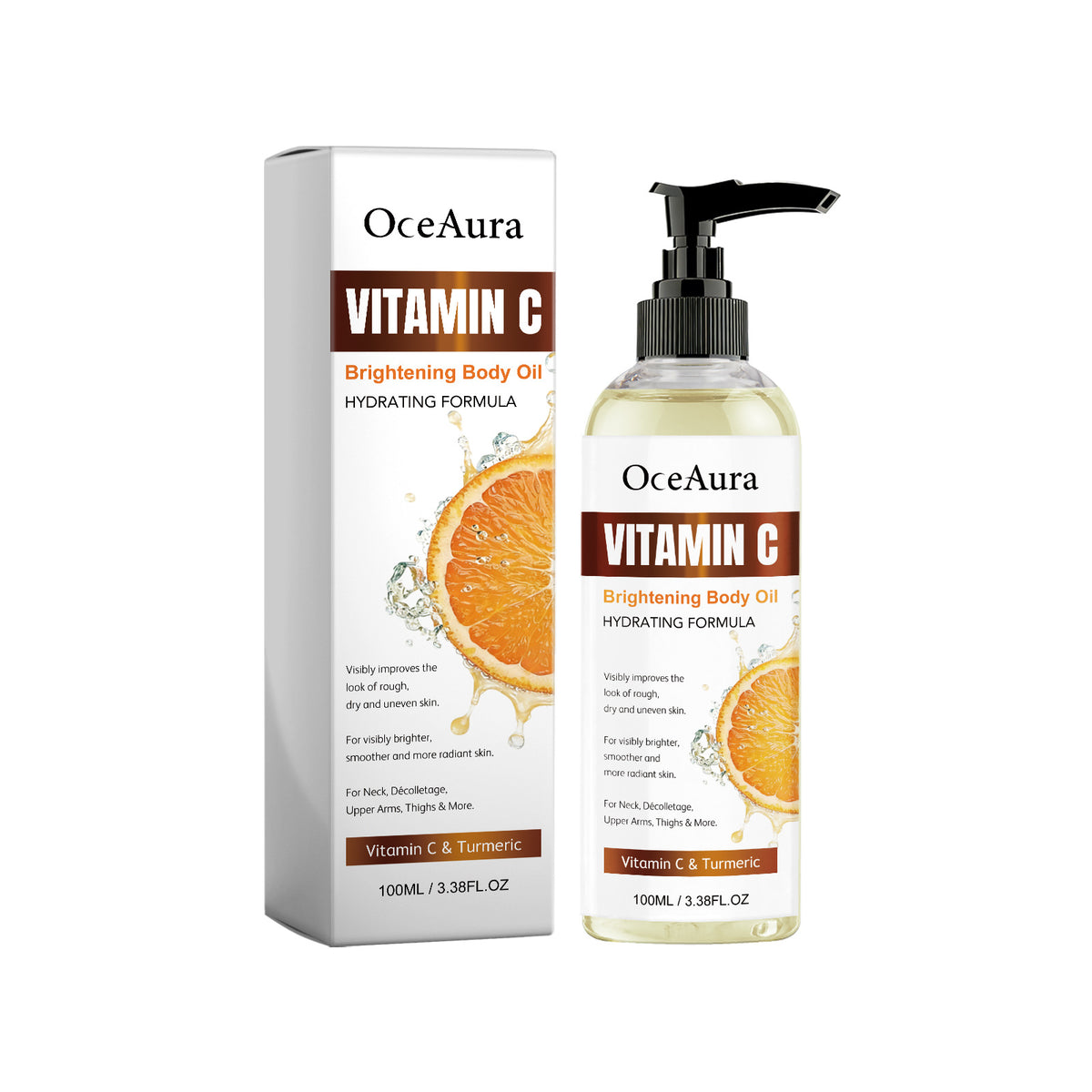Vitamin C Body Oil - Moisturizing and Smoothing Skin Care for All Skin Types 100ml