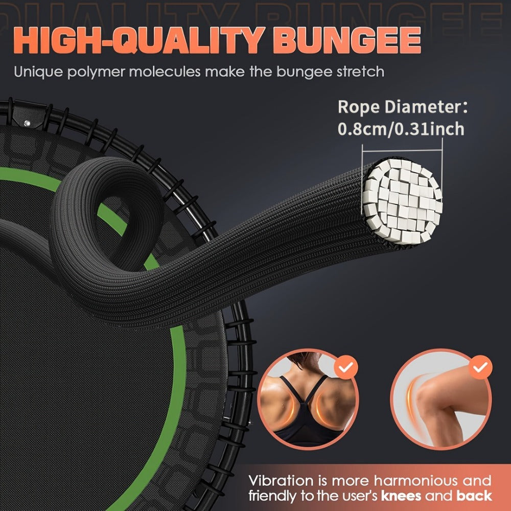 40-Inch Mini Fitness Trampoline - Stable & Fun Home Exercise