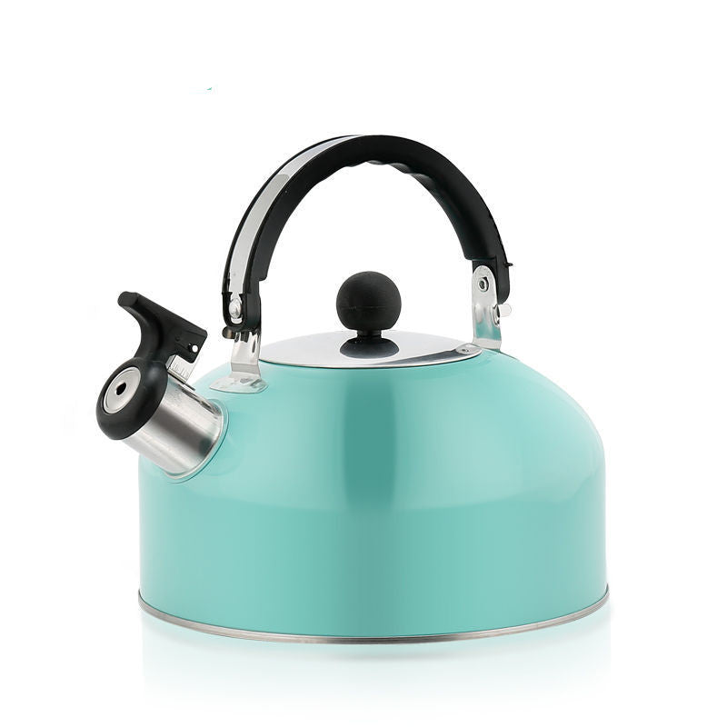 Large Capacity Stainless Steel Whistling Kettle for Induction Cookers - 3L