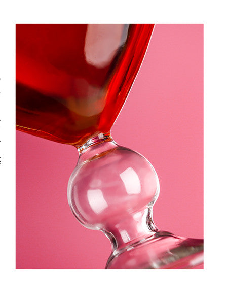 Heart-Shaped Glass Cocktail Cup - Japanese Style Heart-Shaped Wine Goblet