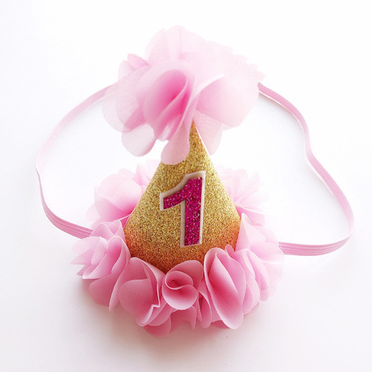 Children's Birthday Hat Headband Gift Hair Accessories for Kids