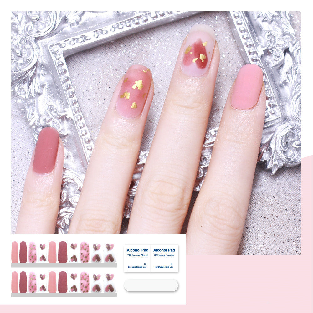 Waterproof Nail Stickers - 20 Piece 3D Nail Art Set