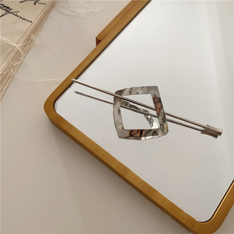 Metal Hairpin Jewelry Hair Accessory Korean Style Geometric Hair Clip