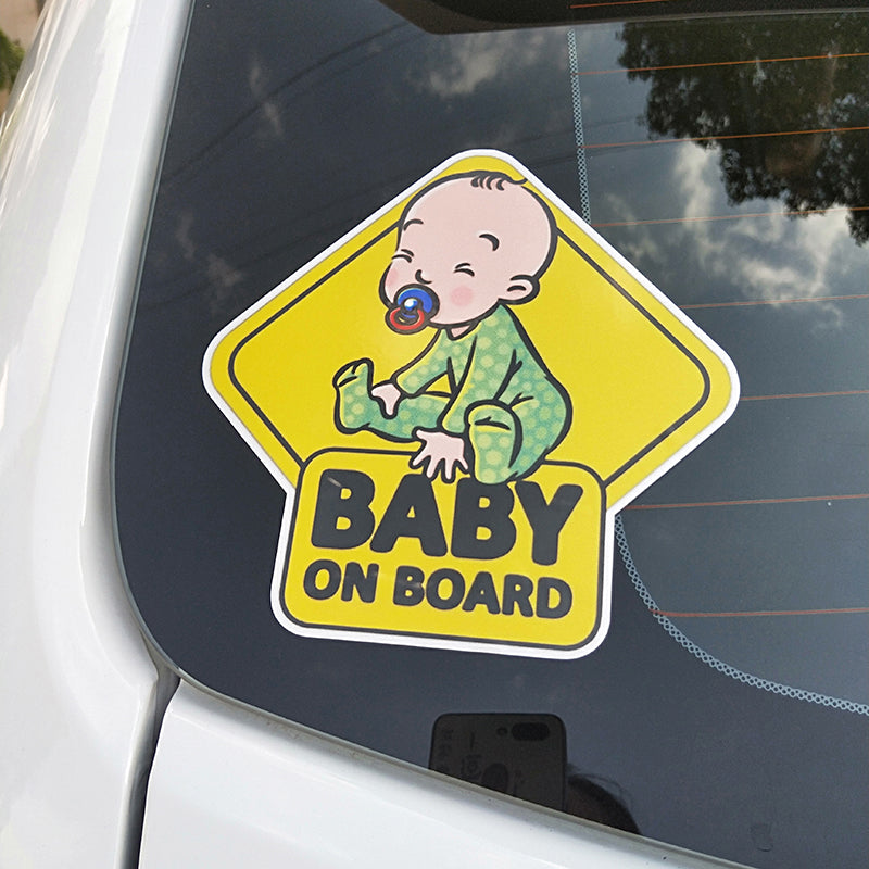 Reflective Warning Car Sticker for Baby Safety - Color D
