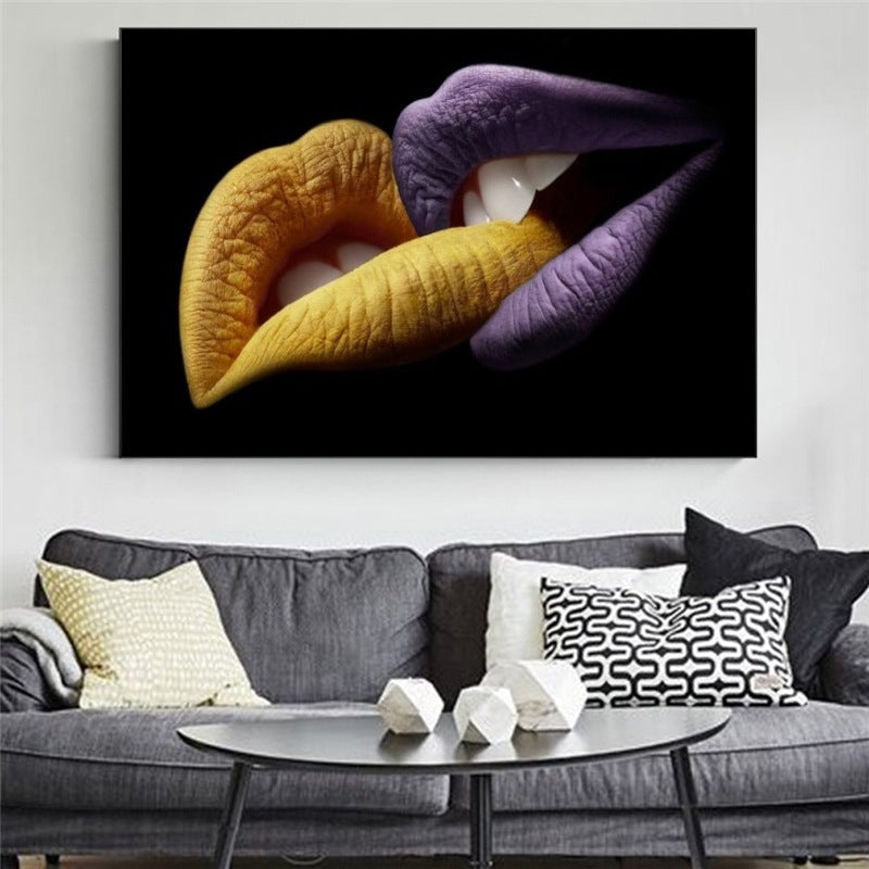 Living Room Bedroom Canvas Painting Wall Art - Modern Rectangular Decor