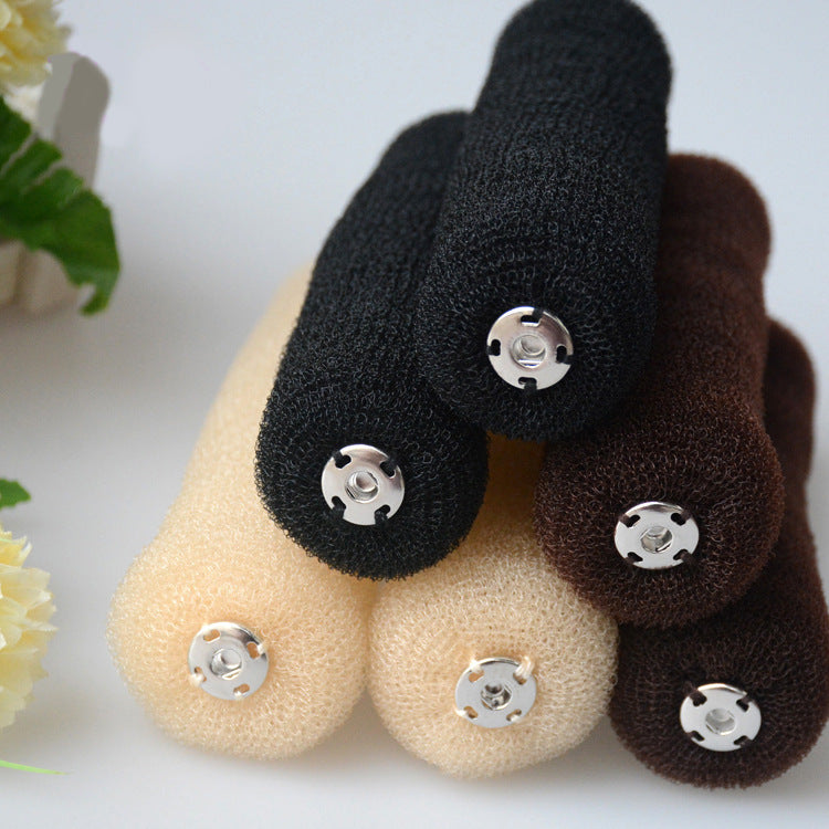 Nylon Buckle Hair Tie with Metal Clasp for Ladies - Multiple Colors