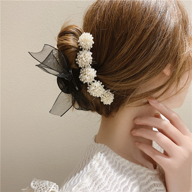 Pearl Claw Hair Clip - Multiple Sizes