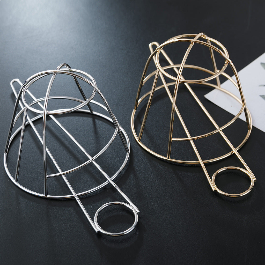 Irregular Metal Hairpin - Gold & Silver
