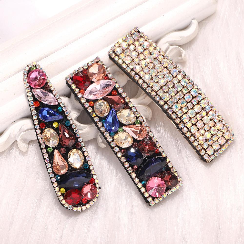 Gold Chain Hairpin Clip Set - Metal Geometric