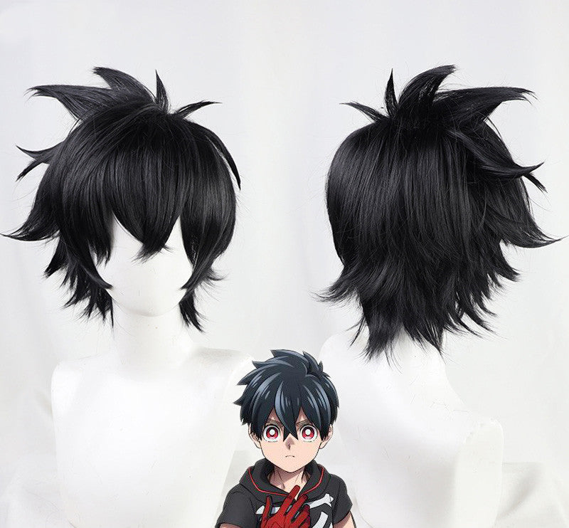 Black Cosplay Wig for Costume and Themed Events
