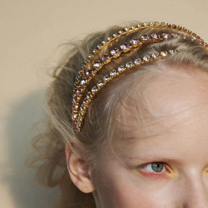 Geometric Diamond Hairband - Multiple Colors